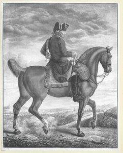Pruský král Fridrich II. od Artist Unknown