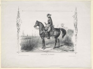 Pruský král Fridrich II. od Artist Unknown