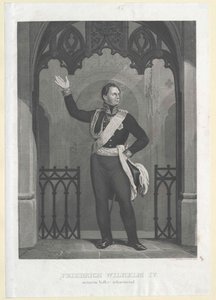 Pruský král Fridrich Vilém IV. od Artist Unknown