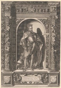 Španělský král Filip II. od Artist Unknown