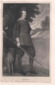 Španělský král Filip IV. od Artist Unknown