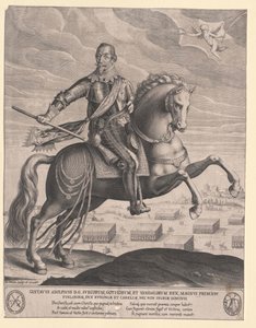Švédský král Gustav Adolf Švédský od Artist Unknown