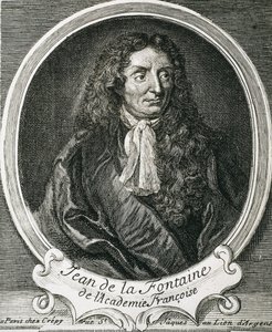 LA FONTAINE, Jean de (1621-1695). Anglický spisovatel. Lept od Artist Unknown