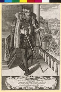 zemský hessenský vévoda Filip I. vznešený od Artist Unknown