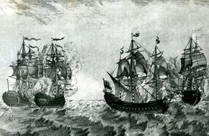 Le Maure se blíží k Rubínu: Achilles bojuje s královským dubem (rytina) od Artist Unknown