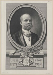Leon Ritter Bilinski (tisk) od Artist Unknown