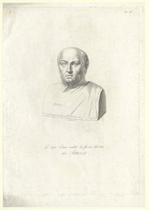 Lucius Annaeus Seneca (tisk) od Artist Unknown