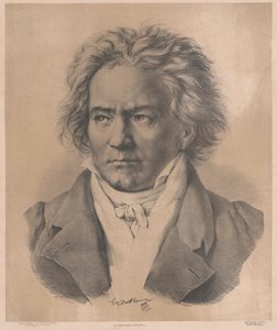 Ludwig van Beethoven (tisk) od Artist Unknown