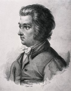 MOZART, Wolfgang Amadeus (1756-1791). Rakouský skladatel klasické hudby. od Artist Unknown