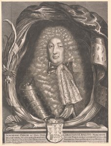 Braniborsko-Bayreuthský markrabě Christian Ernst (tisk) od Artist Unknown