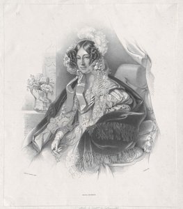 Maria Rosa hraběnka Kinská von Wchinitz a Tettau od Artist Unknown