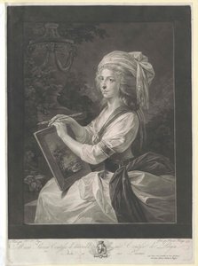 Marie Terezie hraběnka Pergenová od Artist Unknown