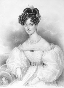 Marie Charlotta baronka z Kerpenu +1841 od Artist Unknown