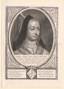 Marie Burgundská (tisk) od Artist Unknown
