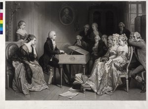Mozart ve Vídni od Artist Unknown