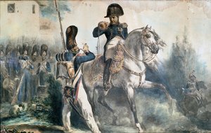 Napoleon I. Bonaparte: "(kolorovaný tisk) od Artist Unknown