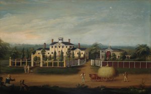 Sídlo New England Country od Artist Unknown