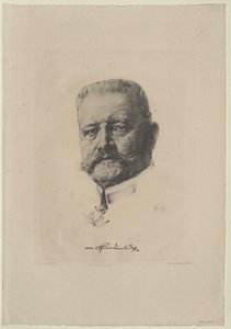 Paul von Beneckendorff Hindenburg od Artist Unknown