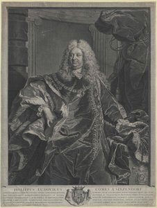 Philipp Ludwig hrabě Sinzendorf od Artist Unknown