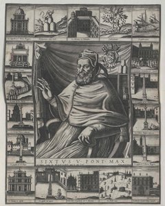 Papež Sixtus V. od Artist Unknown