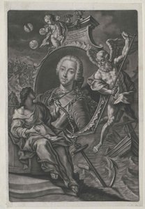 Anglický princ Karl Eduard (tisk) od Artist Unknown