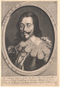 Kníže z rodu Sasko-Výmarských Bernard (tisk)