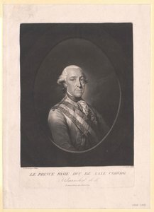 Saský kníže Coburg-Saalfeld Frederic Josiah od Artist Unknown