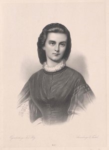 Bavorská kněžna-Gelnhausen Marie (tisk) od Artist Unknown