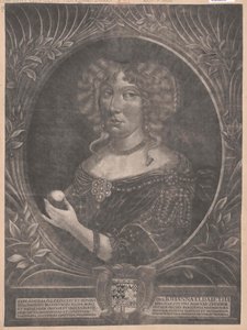 Bádensko-durlachská princezna Johanna Elisabeth od Artist Unknown
