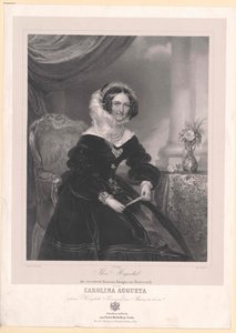 Bavorská princezna (1792-1873) Karolína od Artist Unknown