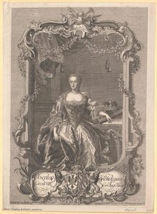 Bavorská princezna Marie Josefa od Artist Unknown