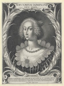Braniborská princezna Marie Eleonora od Artist Unknown
