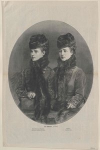 Dánská princezna Alexandra od Artist Unknown