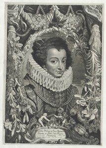 Francouzská princezna Elisabeth (tisk) od Artist Unknown