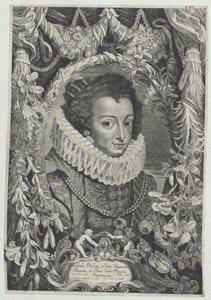 Francouzská princezna Elisabeth (tisk) od Artist Unknown