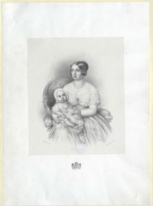 Francouzská princezna Louise od Artist Unknown