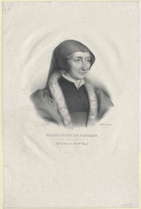 Francouzská princezna Margaret (tisk) od Artist Unknown