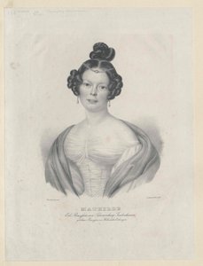 Princezna z Hohenlohe-Oehringen Mathilde od Artist Unknown