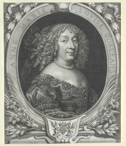 Princezna Orl0061006es Anne Mary Louise (tisk) od Artist Unknown