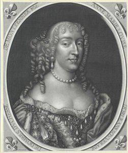 Princezna Orl0061006es Anne Mary Louise (tisk) od Artist Unknown