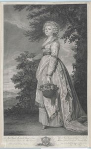 Pruská kněžna Louisa od Artist Unknown