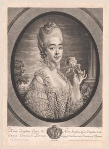 Savojská princezna Louise od Artist Unknown