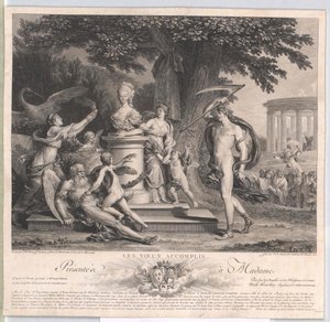 Savojská princezna hraběnka z Artois Marie Terezie od Artist Unknown