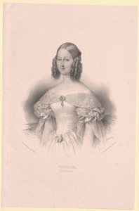 Princezna sasko-kobursko-gothajská Viktorie od Artist Unknown