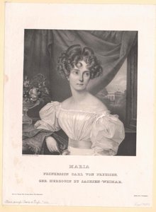 Sasko-výmarská princezna Eisenach Maria od Artist Unknown