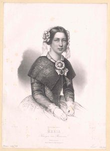 Saská princezna Altenburg Marie od Artist Unknown
