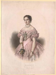 Saská princezna Markéta od Artist Unknown