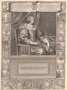 Toskánská princezna Marie Medicejská od Artist Unknown
