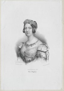 Královna Velké Británie Viktorie od Artist Unknown