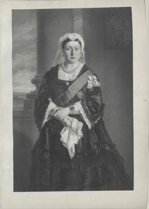 Královna Velké Británie Viktorie od Artist Unknown